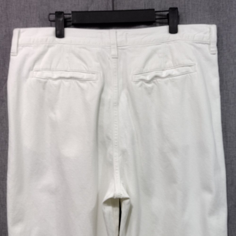 Madewell Baggy Straight Jeans Womens 32 White Casual Comfy Retro Minimalist - Picture 8 of 11